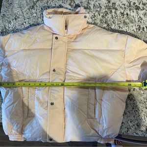 Free People, Baby Pink Puffer Coat